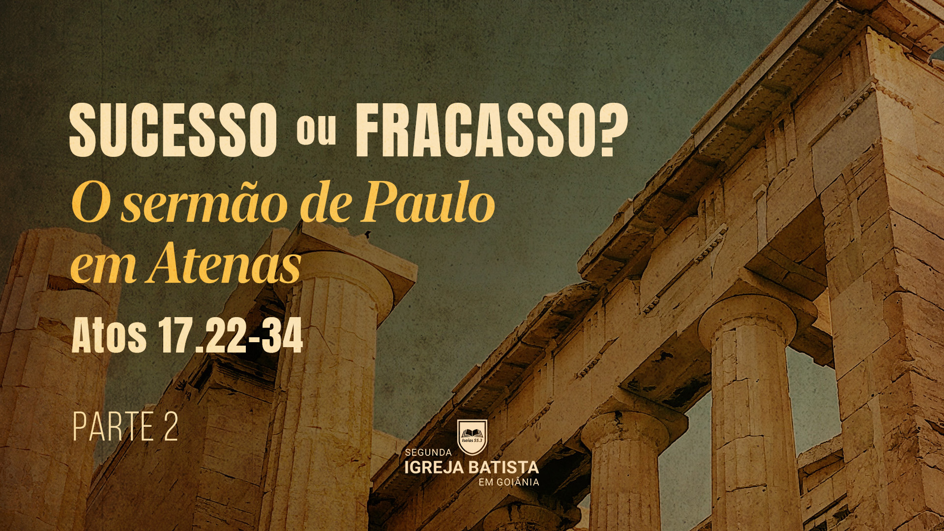 História da Igreja (Pt 1) Período Antigo - Areópago